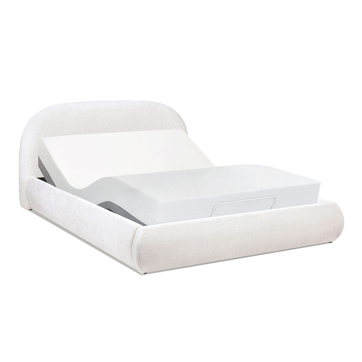 Archie Puffy Grounded - Upholstered Platform Bed