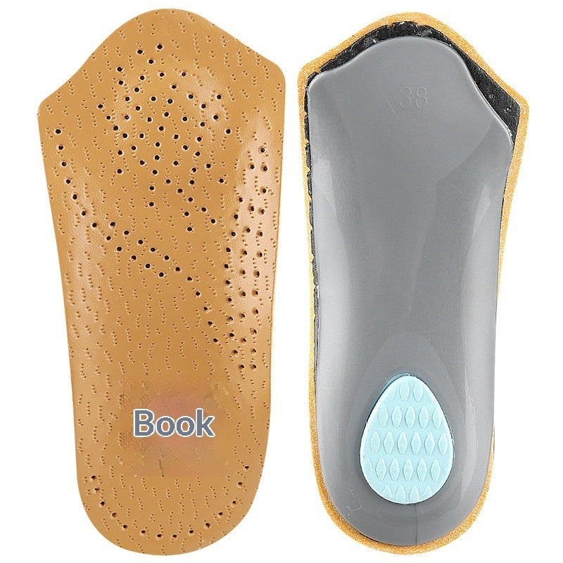 Arch Supporting Shoe Insoles Flat-foot Invisible Non-slip Thickened Half Insoles