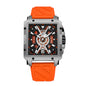 Fashionable Mens Watch With A Large Square Dial