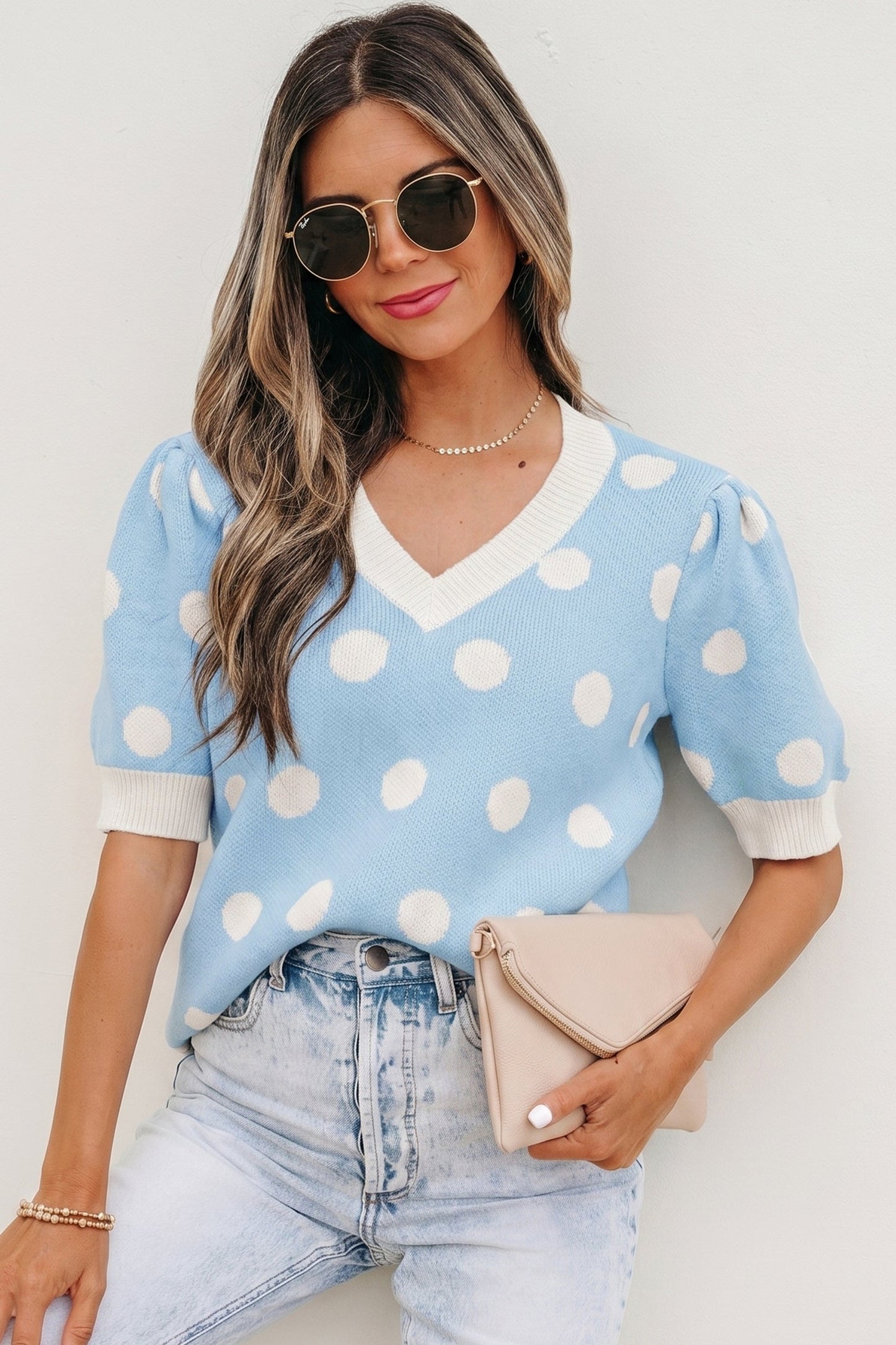 Rivka Puff Short Sleeve Sweater