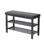 Shoe Bench With Cushion, Storage Seat For Entryway