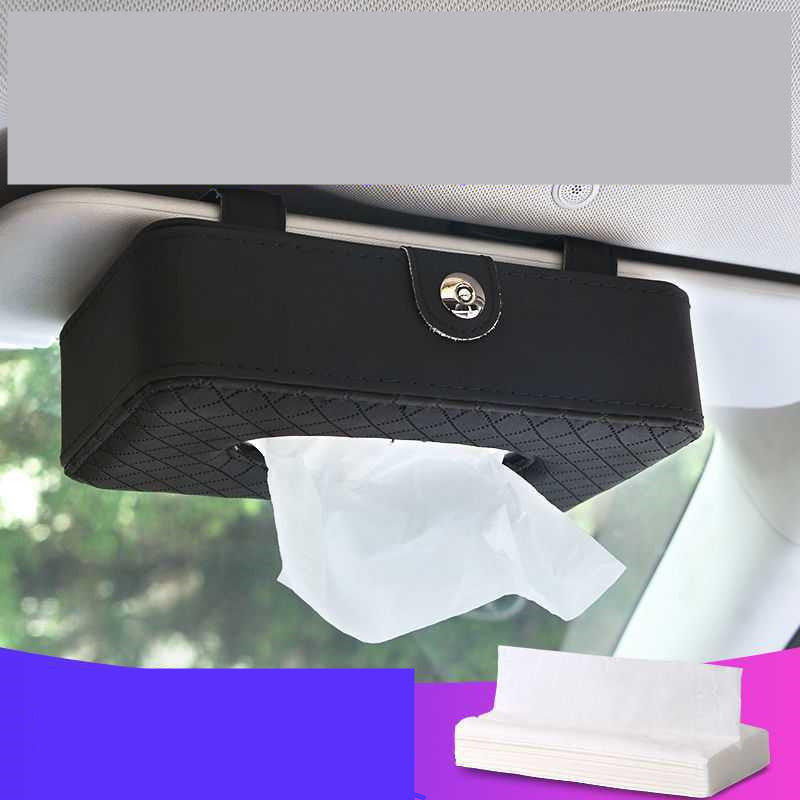 Multifunctional Seat Type Sun Visor Car Interior Tissue Box