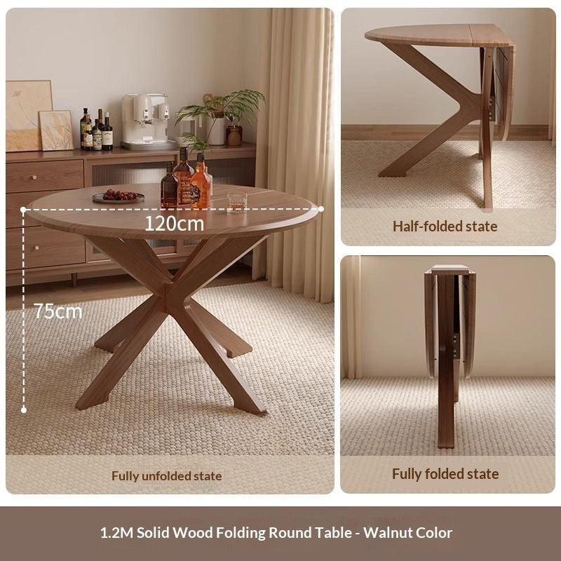Foldable Chinese-style Dining Table For Small Homes