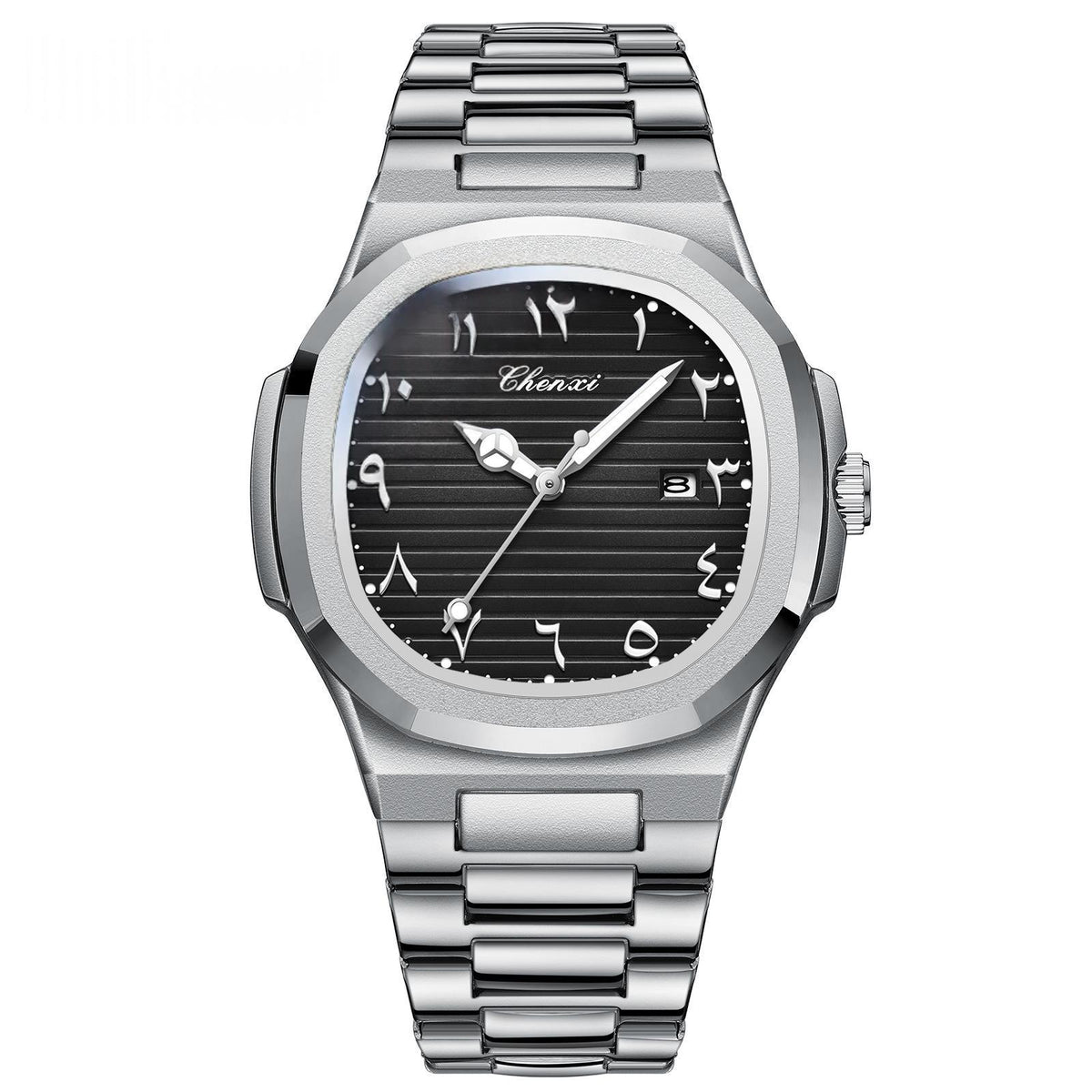 Classic Stainless Steel Quartz Watch For Men