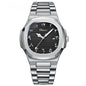 Classic Stainless Steel Quartz Watch For Men