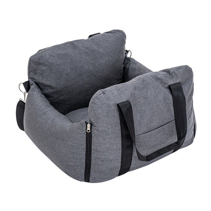 Portable Dog Car Seat Large Size Washable Pet Booster Seat Detachable Travel Dog Bed For Car Anti Dirty Pet Carrier For Vehicle Travel