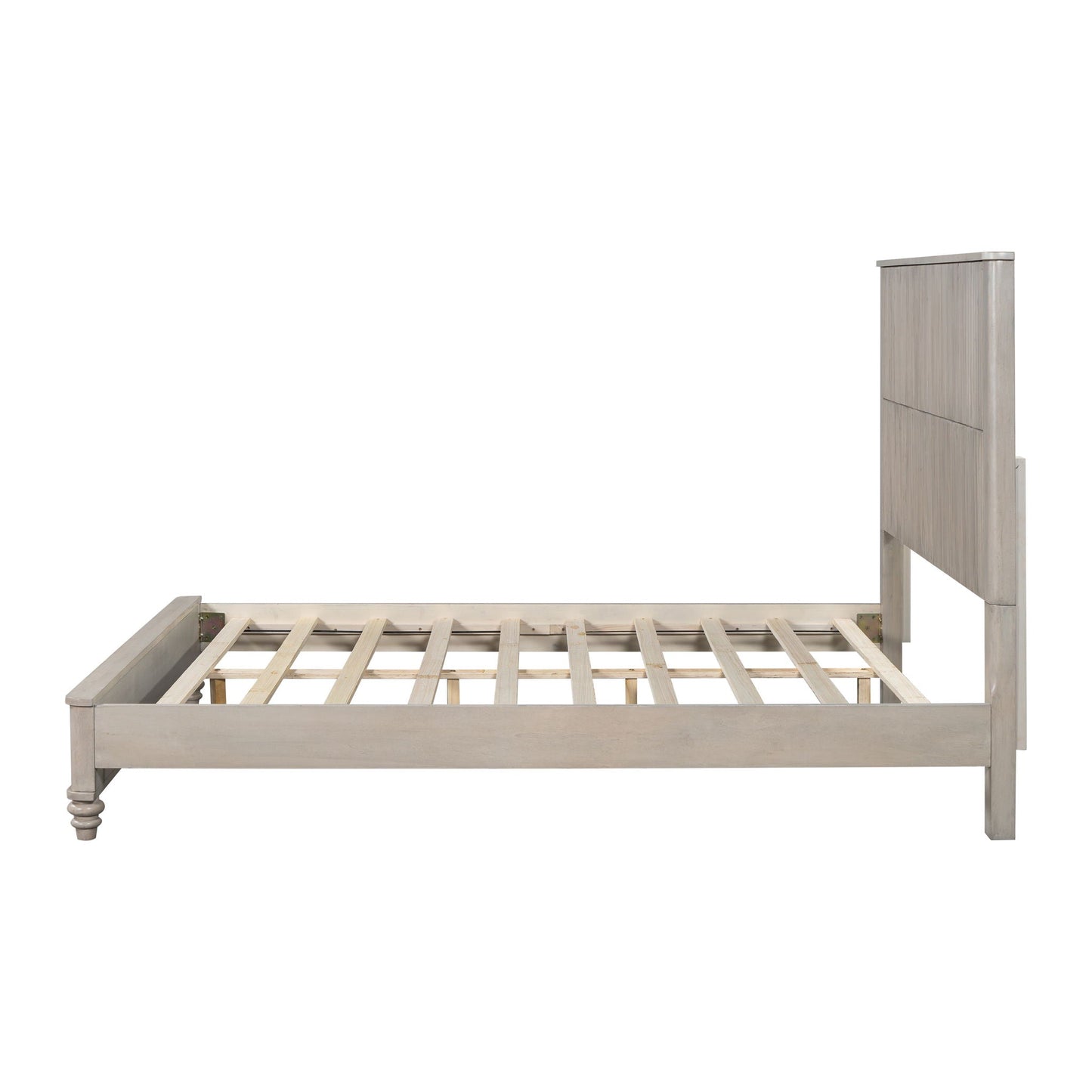 Platform Bed Frame With Tall Headboard