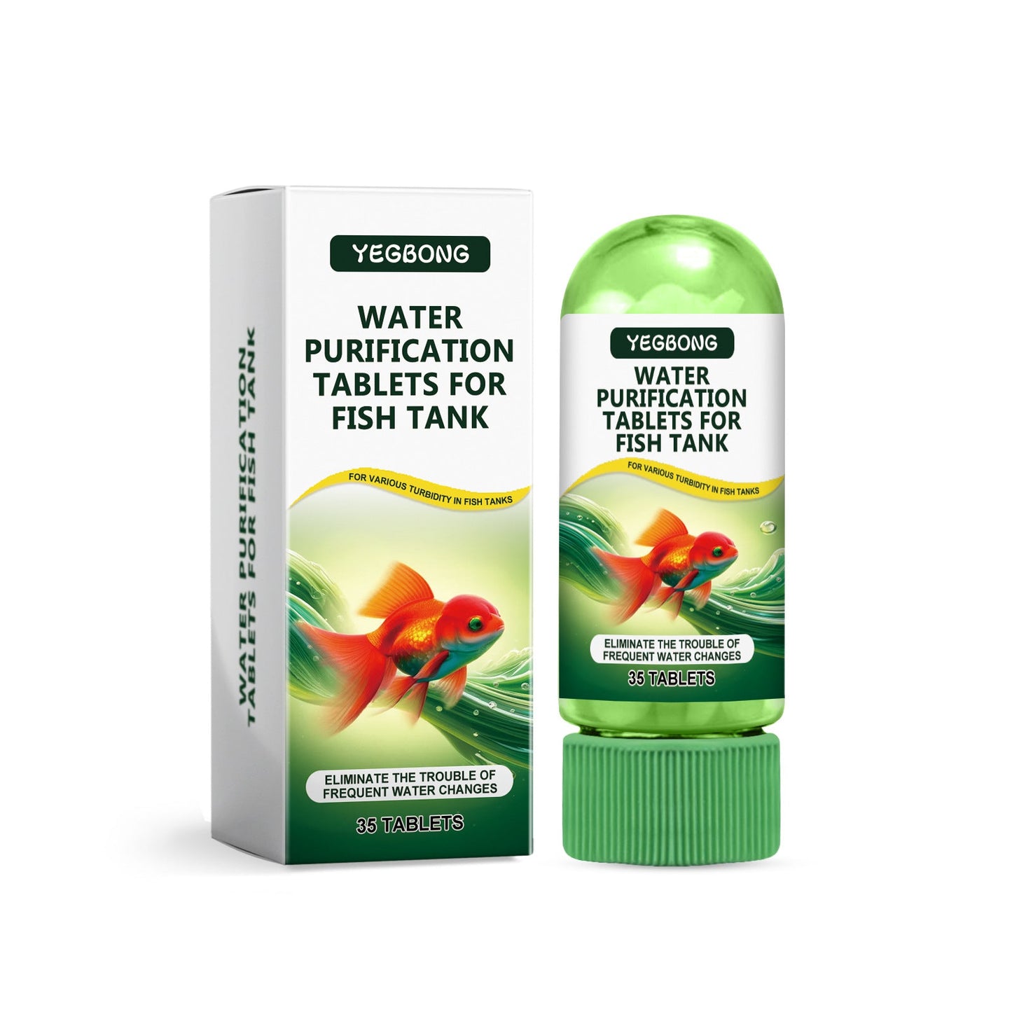 Fish Tank Water Purification Tablets Algae-inhibiting Sludge Water Body Maintenance Impurity Treatment Clean Water Purification Tablets