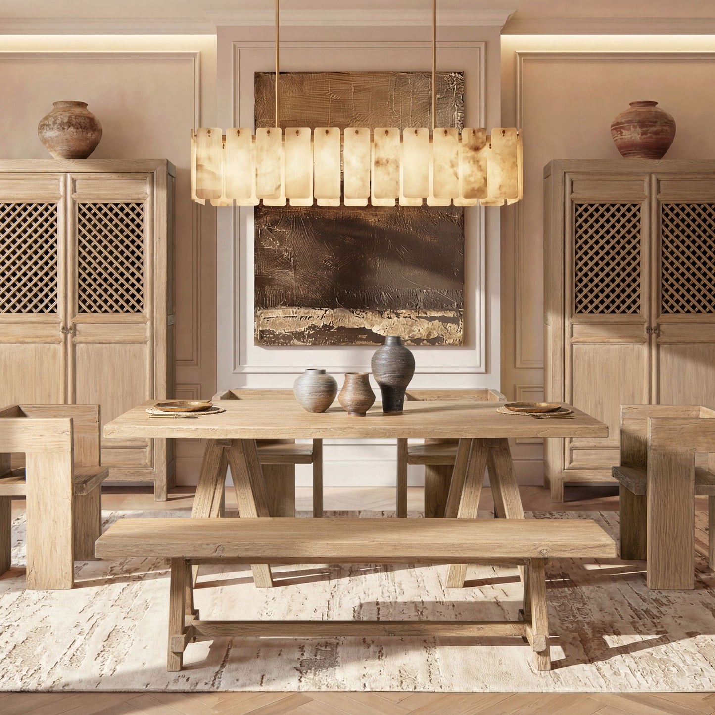 Hawthorne - Dining Bench - Natural