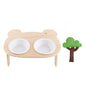Dining Bowl Pet High Foot Cat Oblique Mouth Food Holder Care Neck