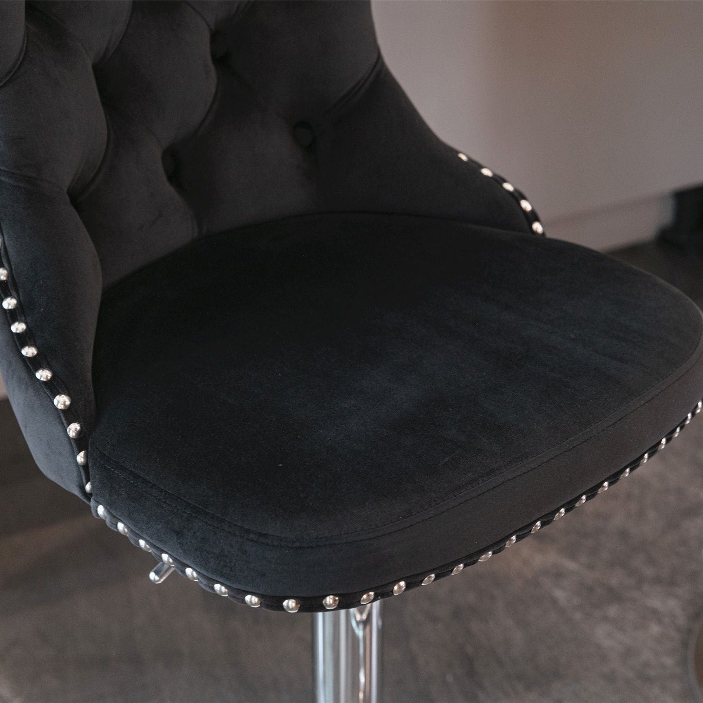 Swivel Adjustable Height Barstools Set of 2