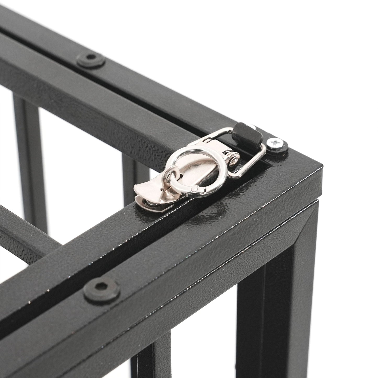 Extra Large Heavy Duty Dog Crate With Removable Pans For Dogs - Black