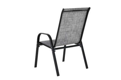 6 Piece Patio Chairs With Breathable Textilene Fabric