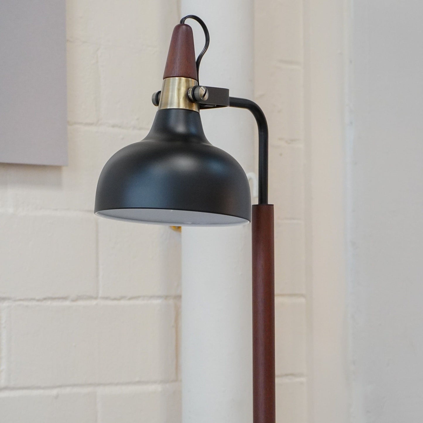 Glowlite - Table Lamp With Cone Shade - Black