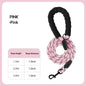Thickened Reflective Dog Leash - Durable Nylon Pet Walking Lead for Medium Large Dogs