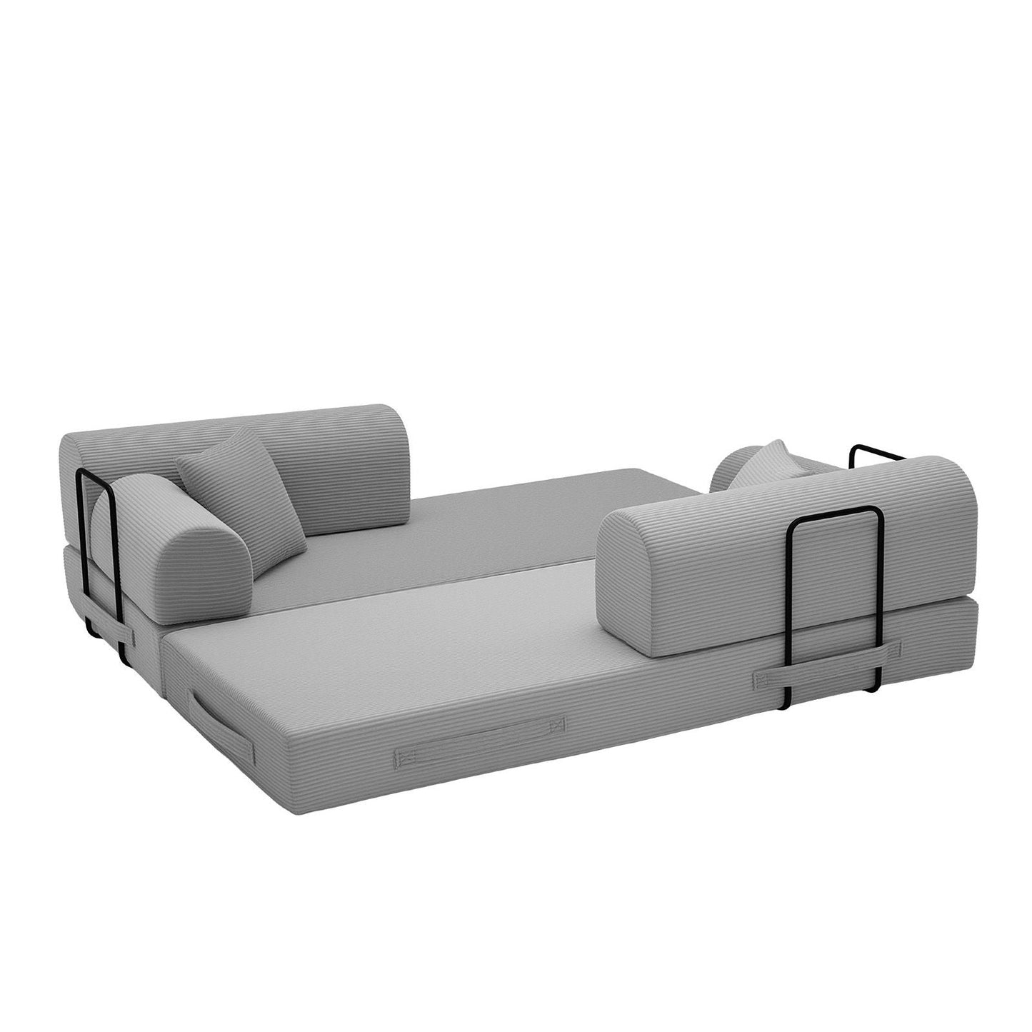 Convertible Sleeper Sofa Bed, Floor Lounge Couch For Living Room
