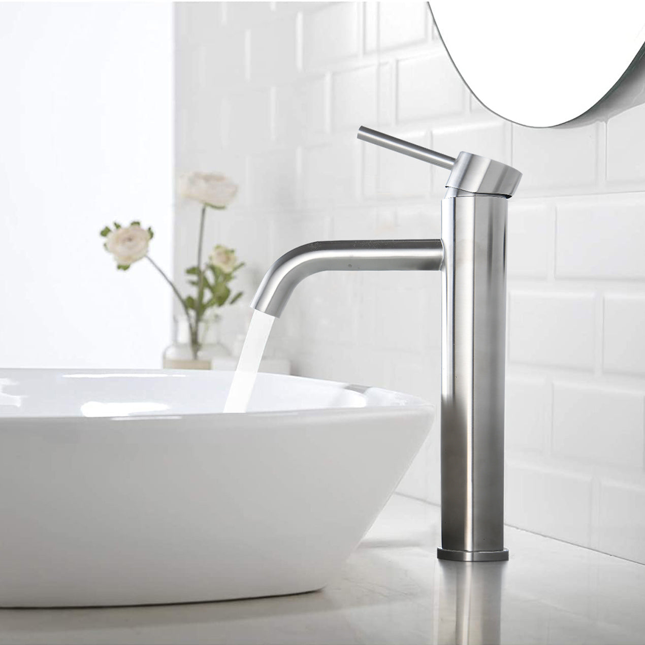 Single Hole Single Handle Bathroom Sink Faucet