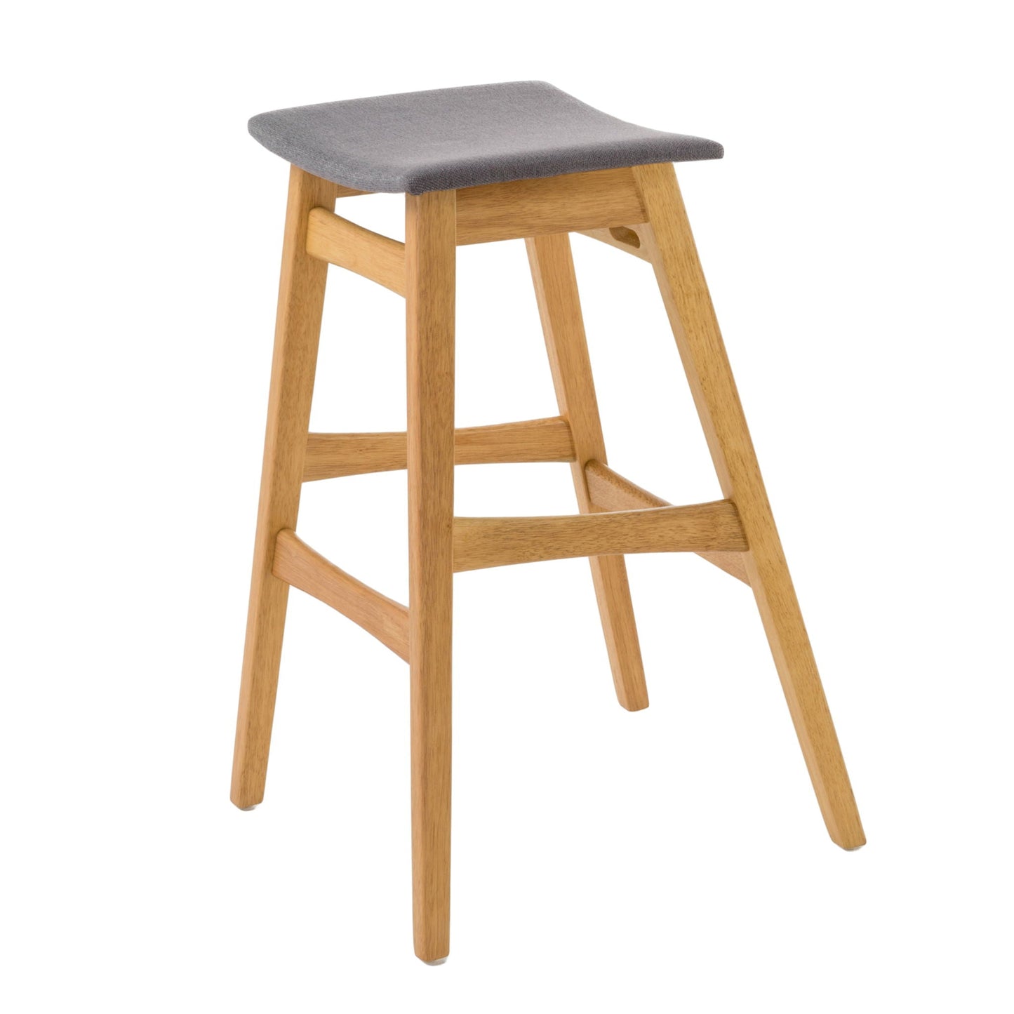 Modern Bar Stool Set With Upholstered Seating