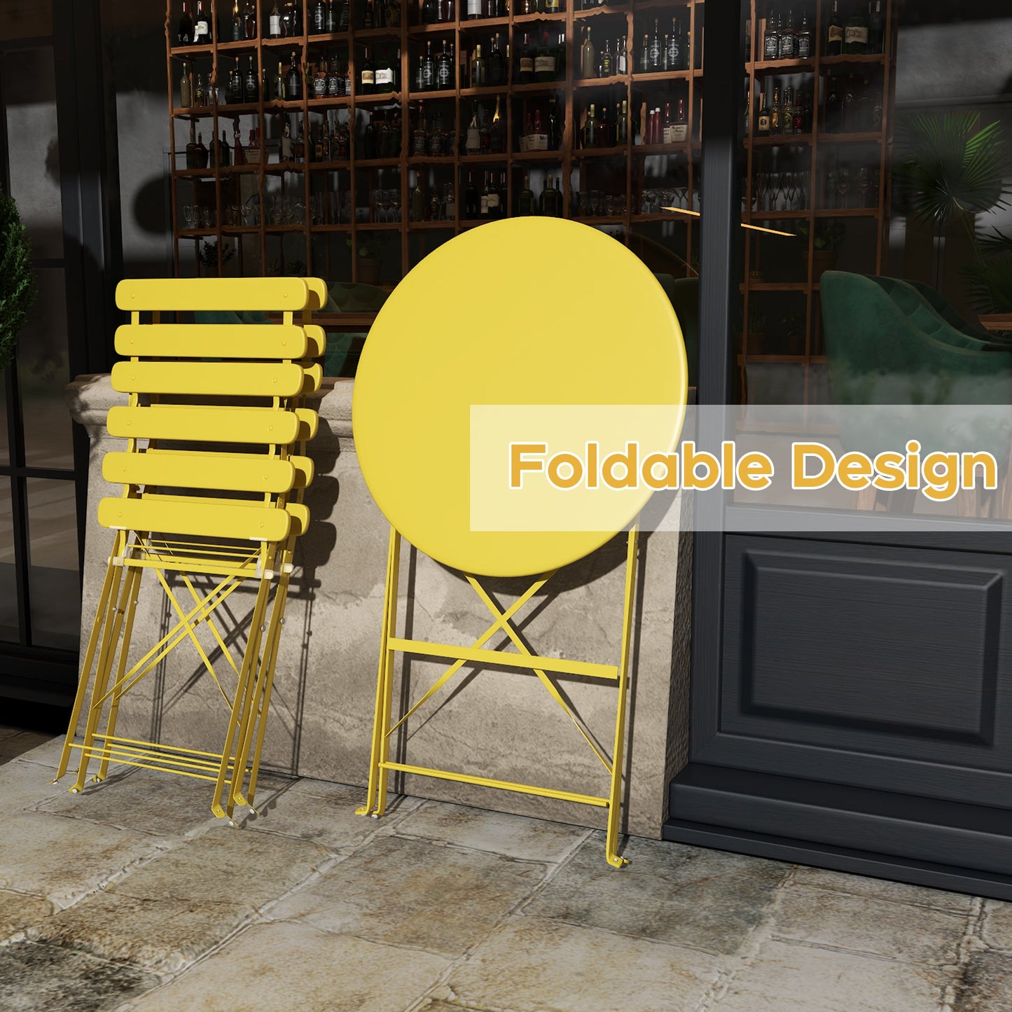 Bistro Table and Chairs Set of 2