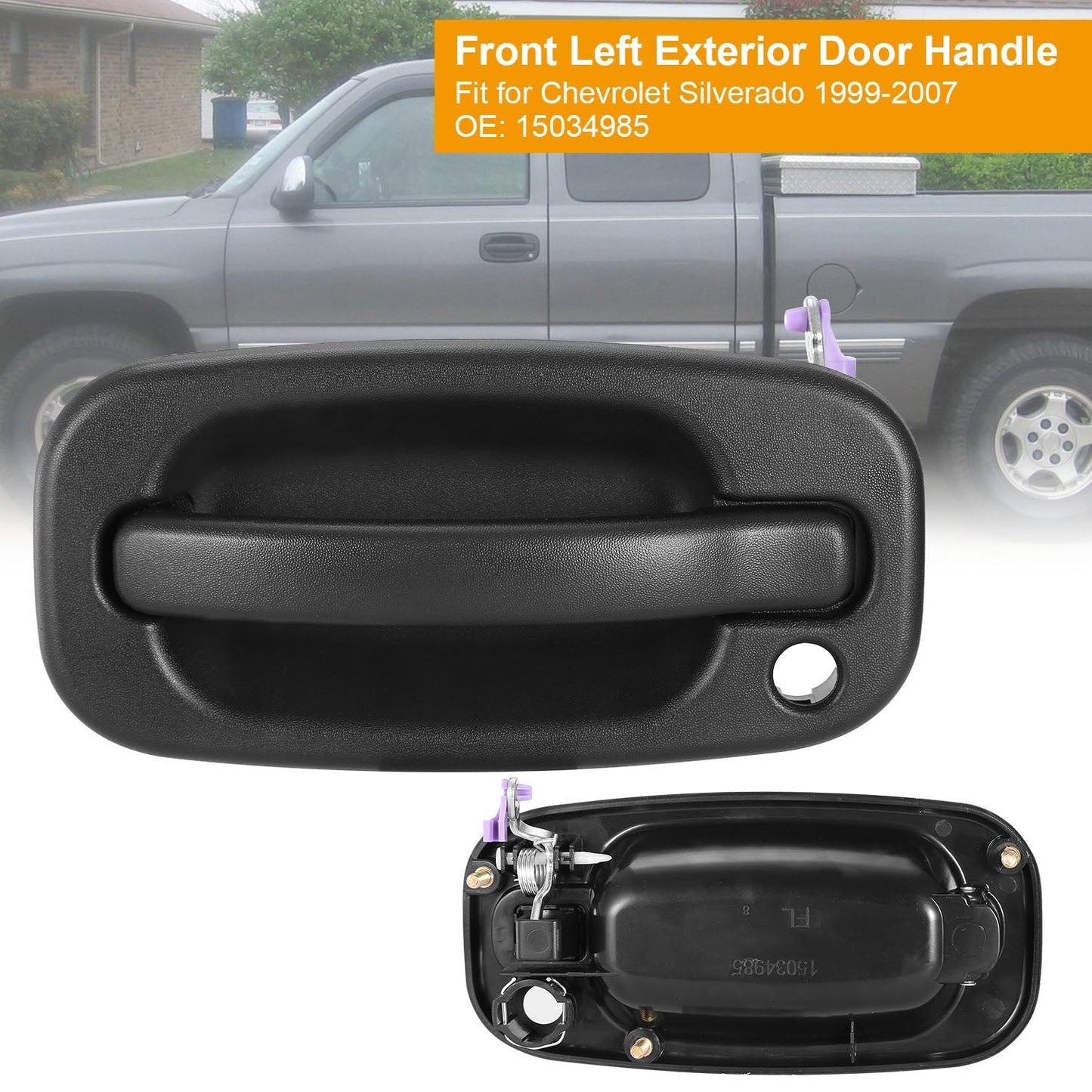 For 1999-2007 Chevrolet Silverado Front Left Driver Side Handle Outside Exterior Door Handle