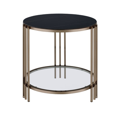 Abisha - Sintered Stone Top Round Tables