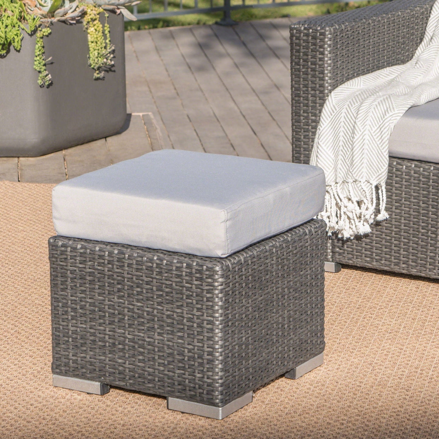 Santa Rosa Outdoor Lounge Ottoman