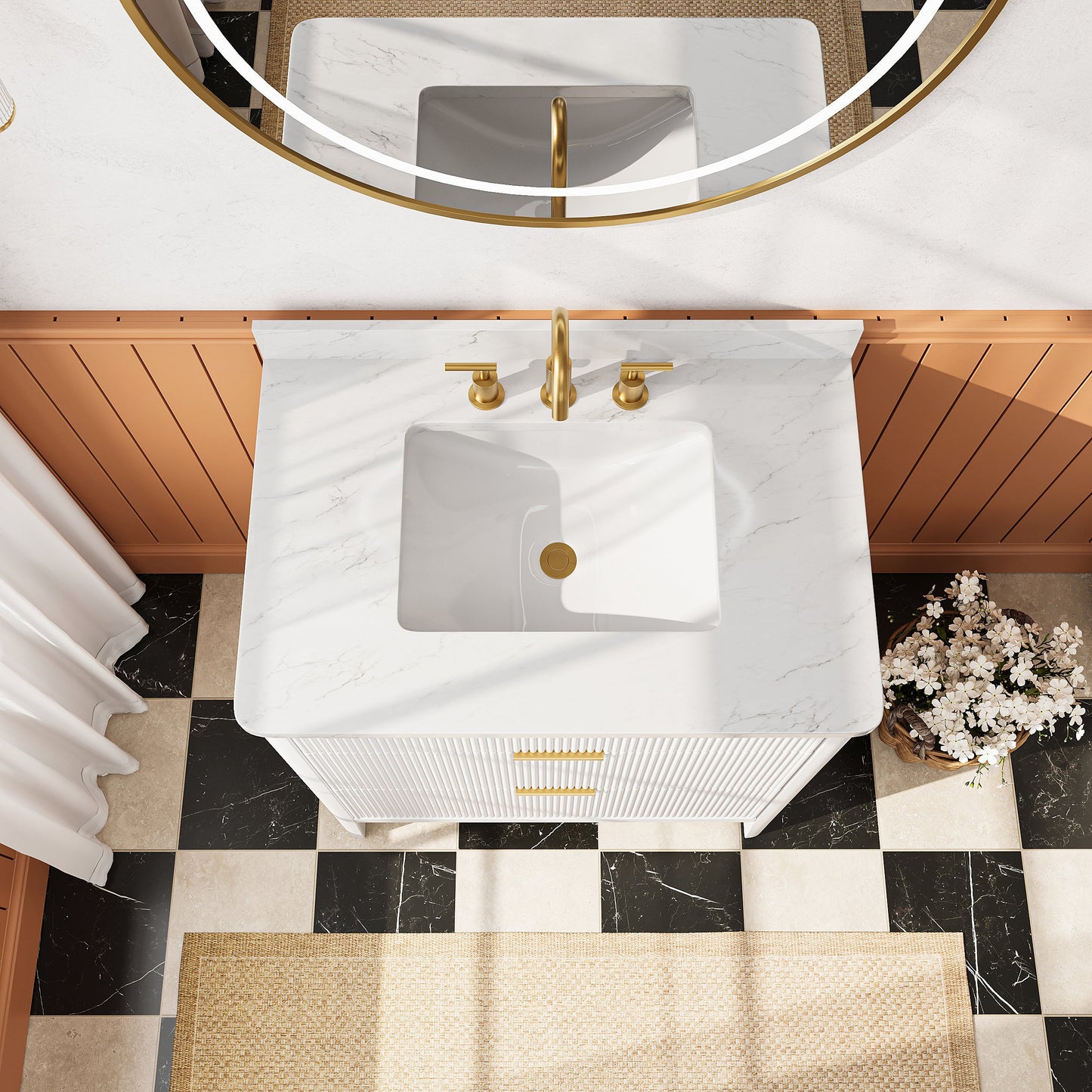 Fully Assembled 30'' Bathroom Vanity