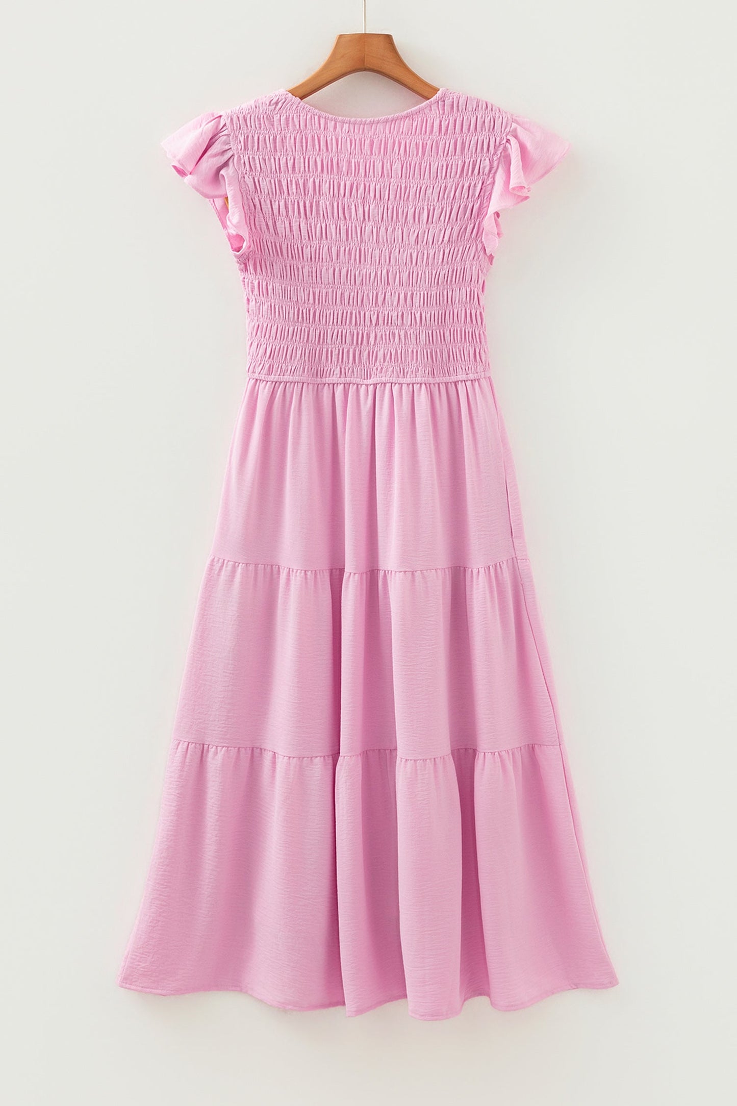 Treasure Flare Tiered Midi Dress