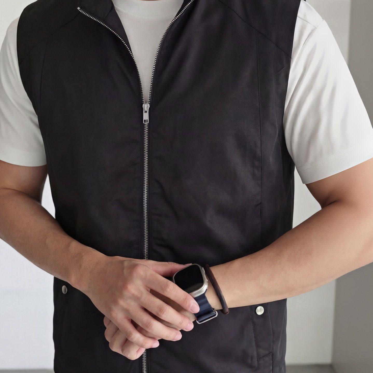Mens Vest Sports Fashion Casual Jacket
