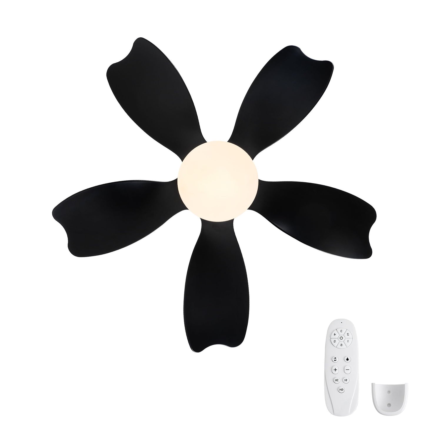 Low Profile Flush Mount Ceiling Fan With Light