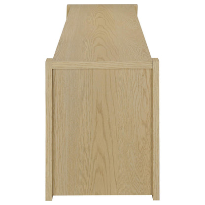 Laurelton 78-inch 4-door TV Stand Media Console Light Oak