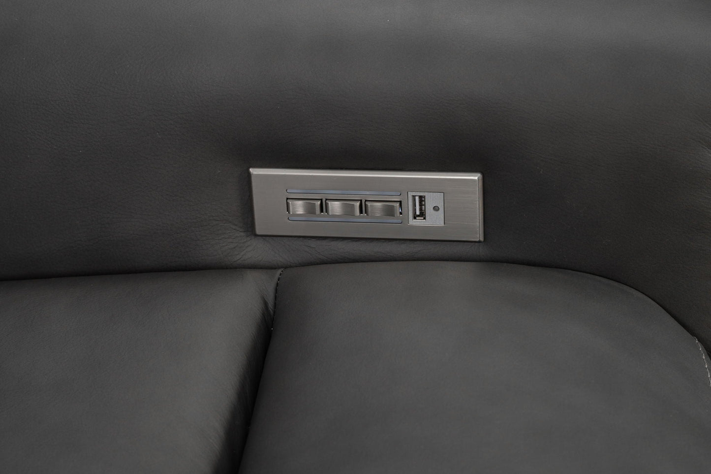 Pierce - Power Sofa With Power Recline, Power Headrest (Drop Down Table With Two Cup Holders)-Zero Gravity, Lumbar