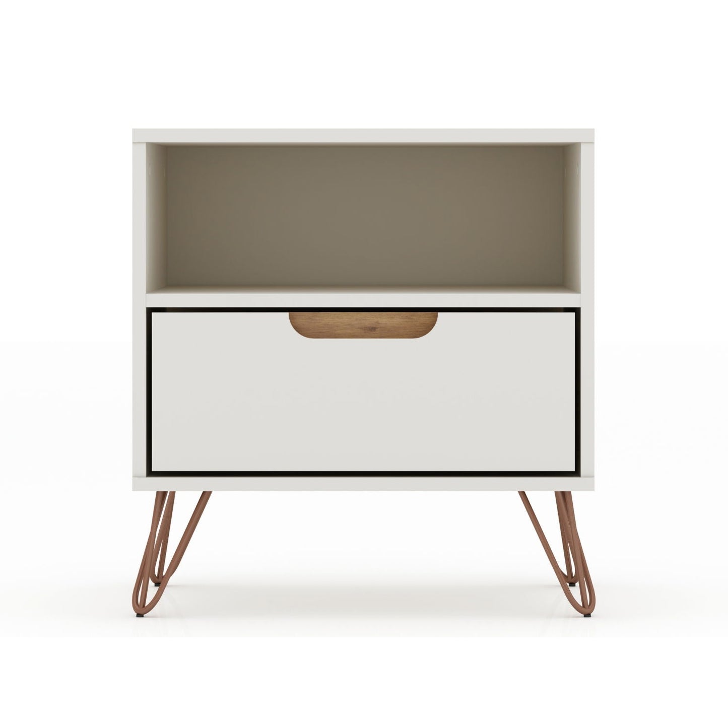 Rockefeller - Nightstand With 1 Drawer - Off White