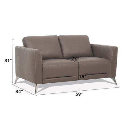 Malaga Leather Loveseat