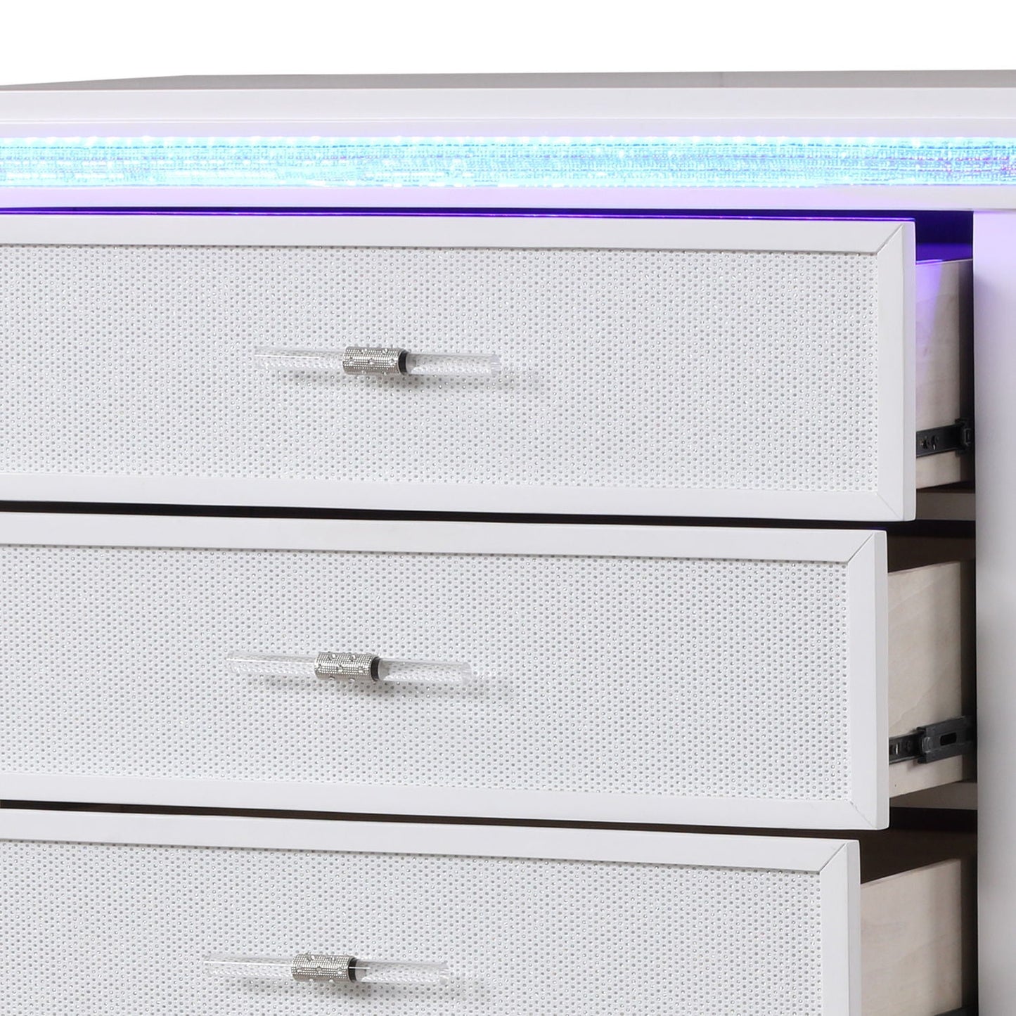 Opium - 5 Drawer Chest - White