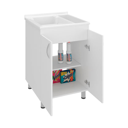 Foster 2 Door Utility Tub and Sink Freestanding Cabinet