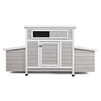 Large Chicken Coop Outdoor Hen House & Dual Nesting Boxes