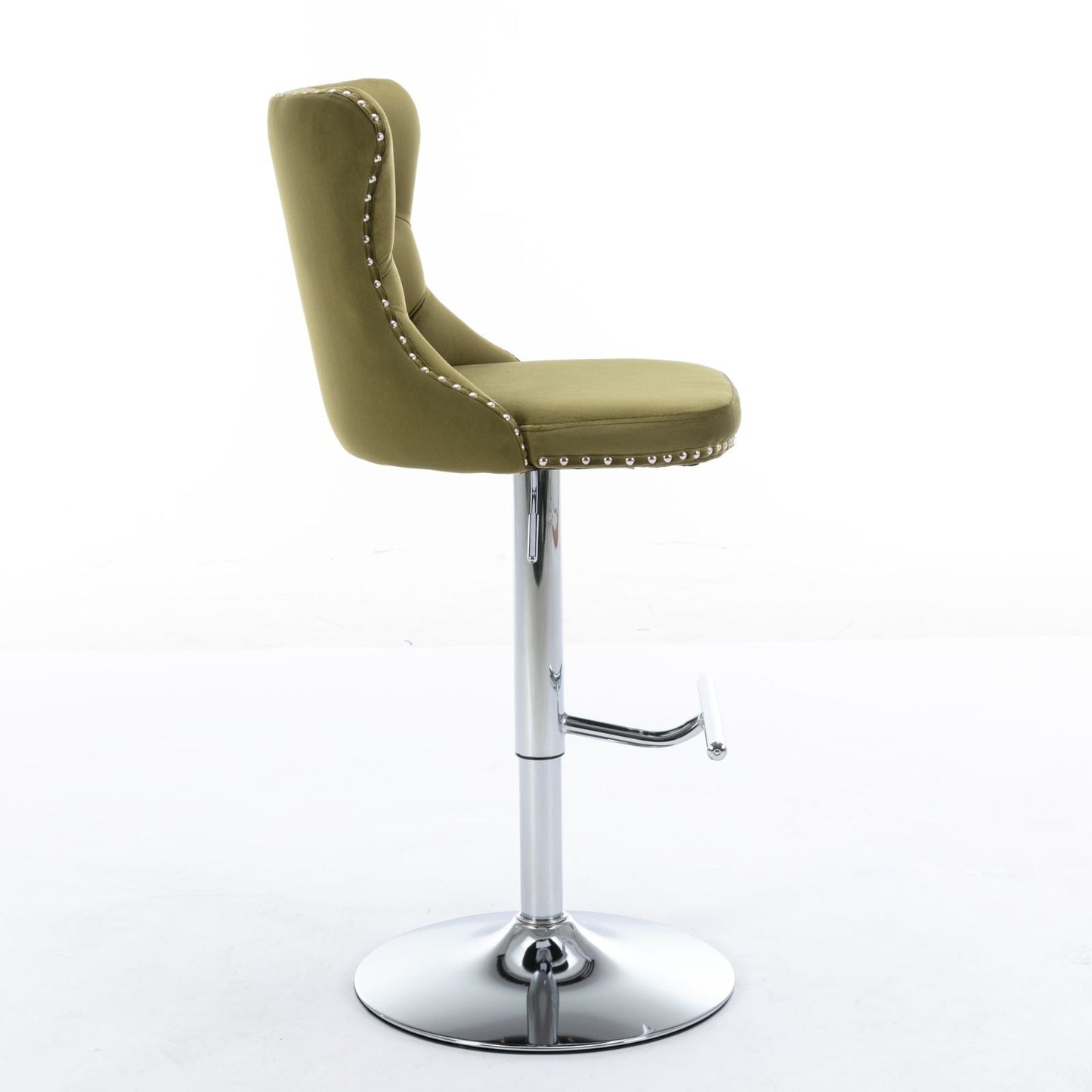 Swivel Adjustable Height Barstools Set of 2