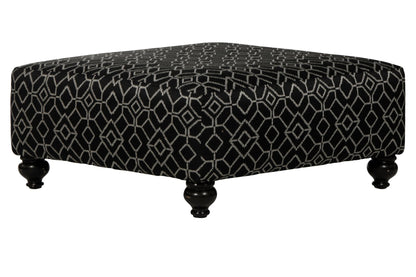 Cumberland - Cocktail Ottoman - Onyx