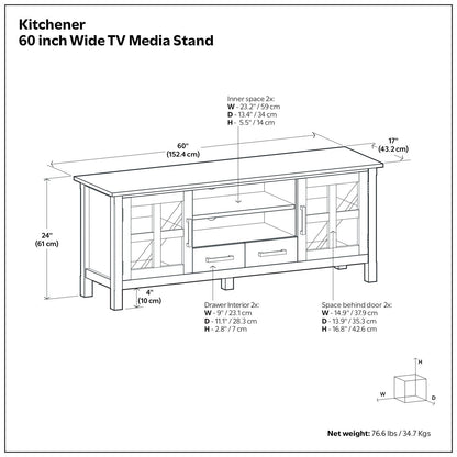 Kitchener - Handcrafted TV Media Stand