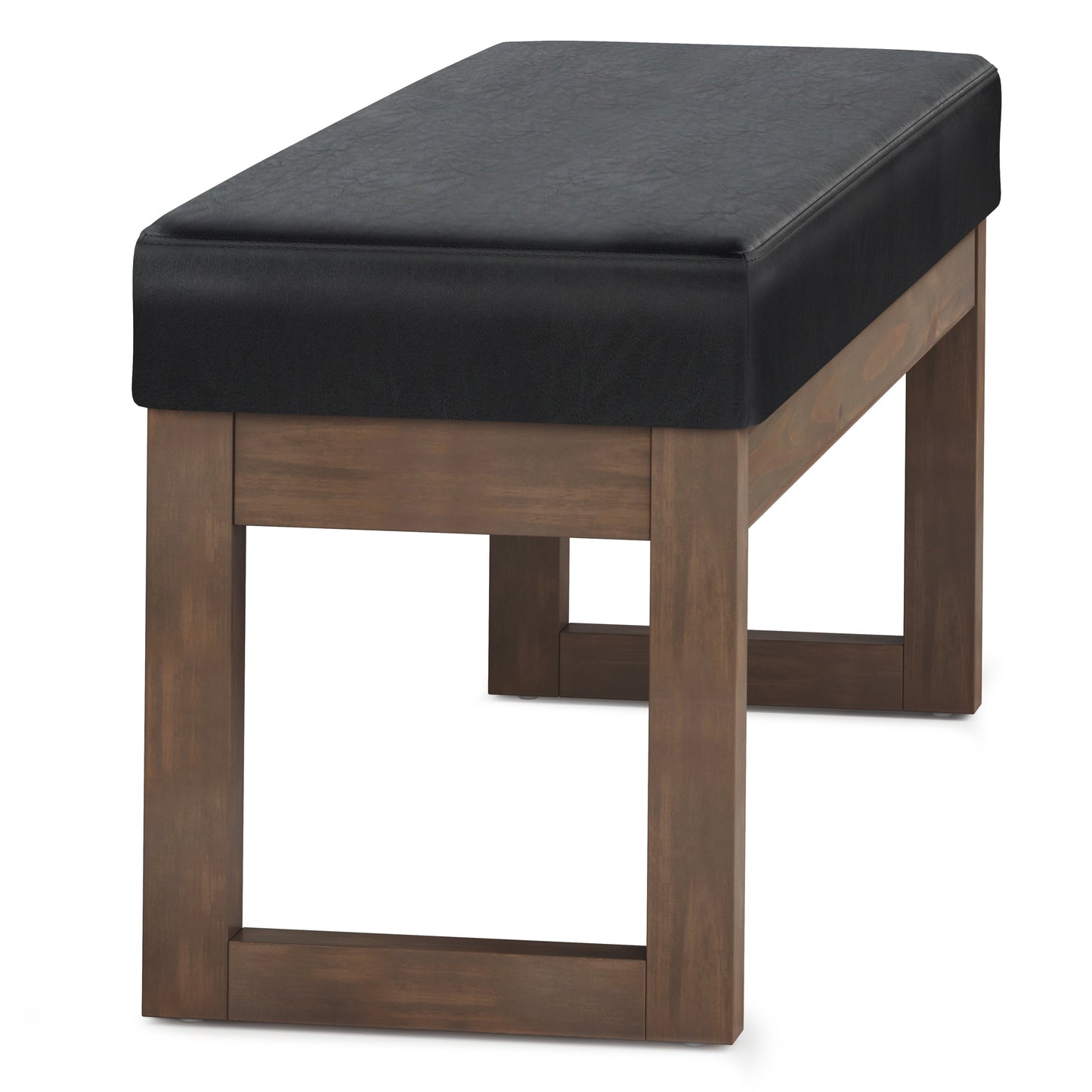 Milltown Large Ottoman Bench - Midnight Black