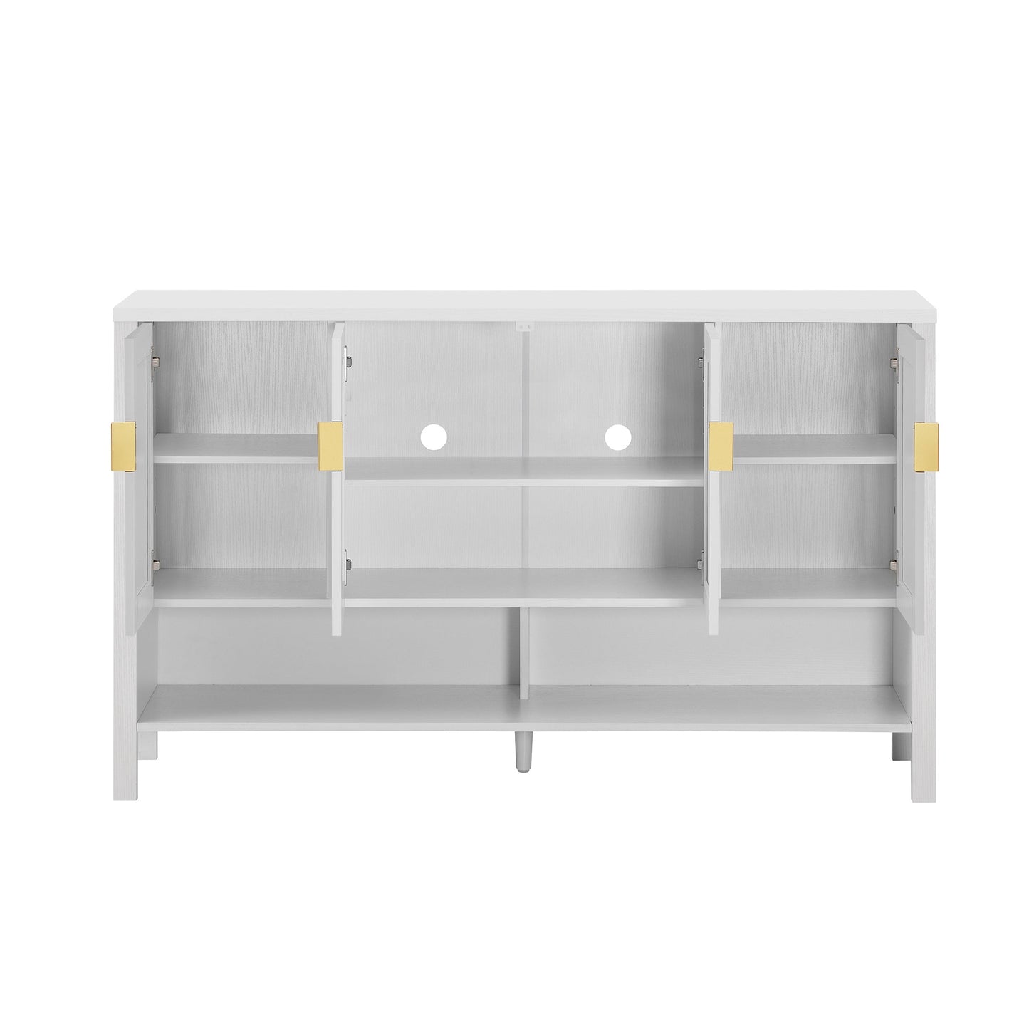 U_STYLE 55.1'' Storage Sideboard with 4-Doors