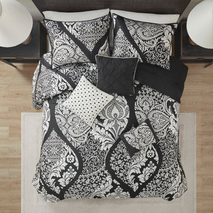 7 Piece Cotton Printed Comforter Set