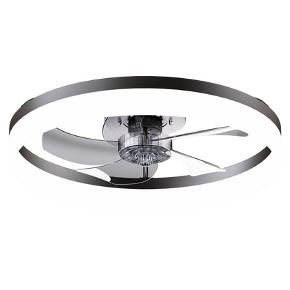 19.7" LED Ceiling Fan Light with Remote & App Control