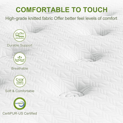 14 Inch Queen Size Hybrid Mattress