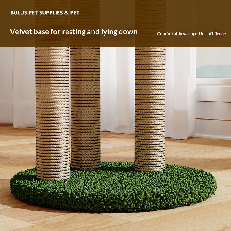Cat Scratching Post, Cat Climbing Frame, Hemp Rope Cat Scratching Board, Vertical Boredom-Relief Pet Supplies, Cross-Border Hot-Selling Cat Climbing Frame, DIY Materials