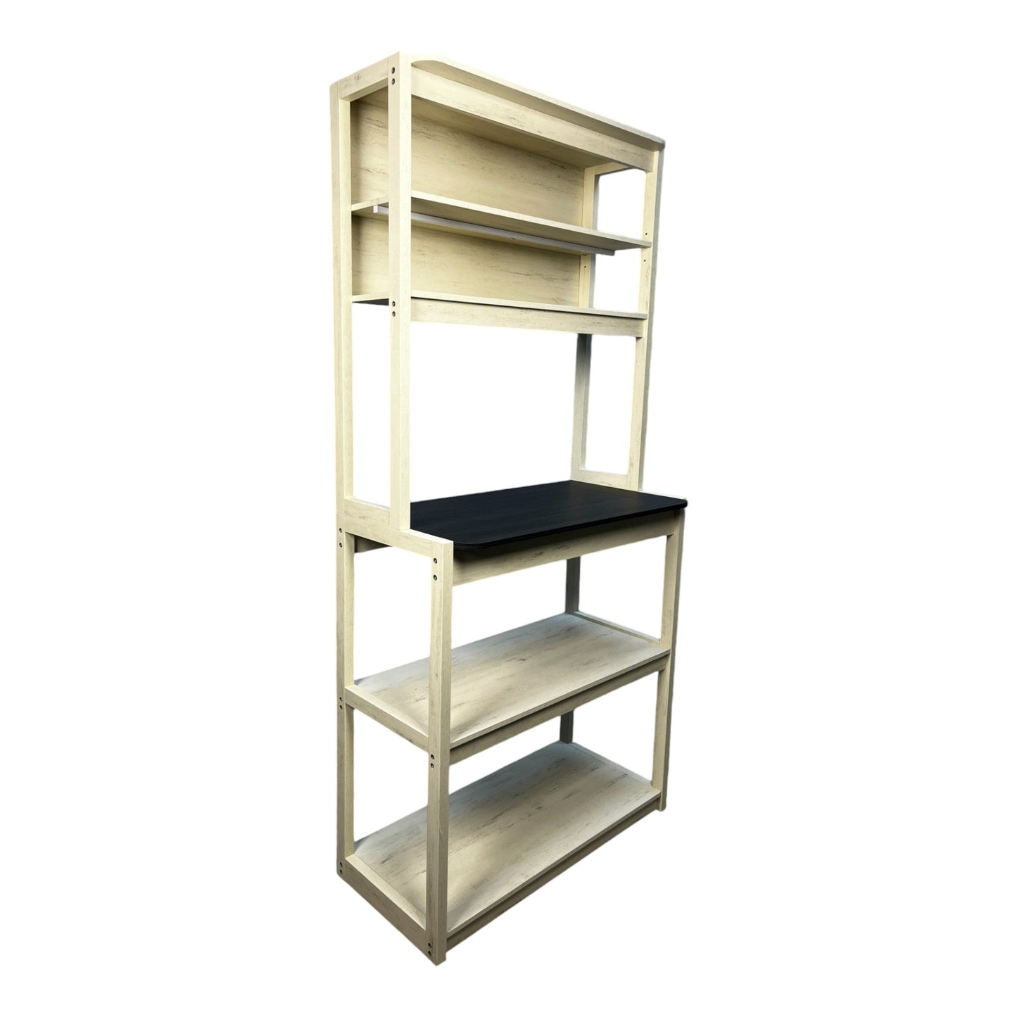 31.5" Baker's Rack in White and Black