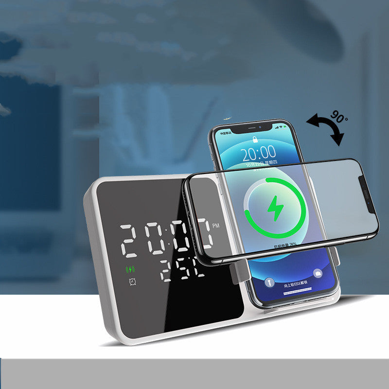 Digital Clock Wireless Charger Multifunctional