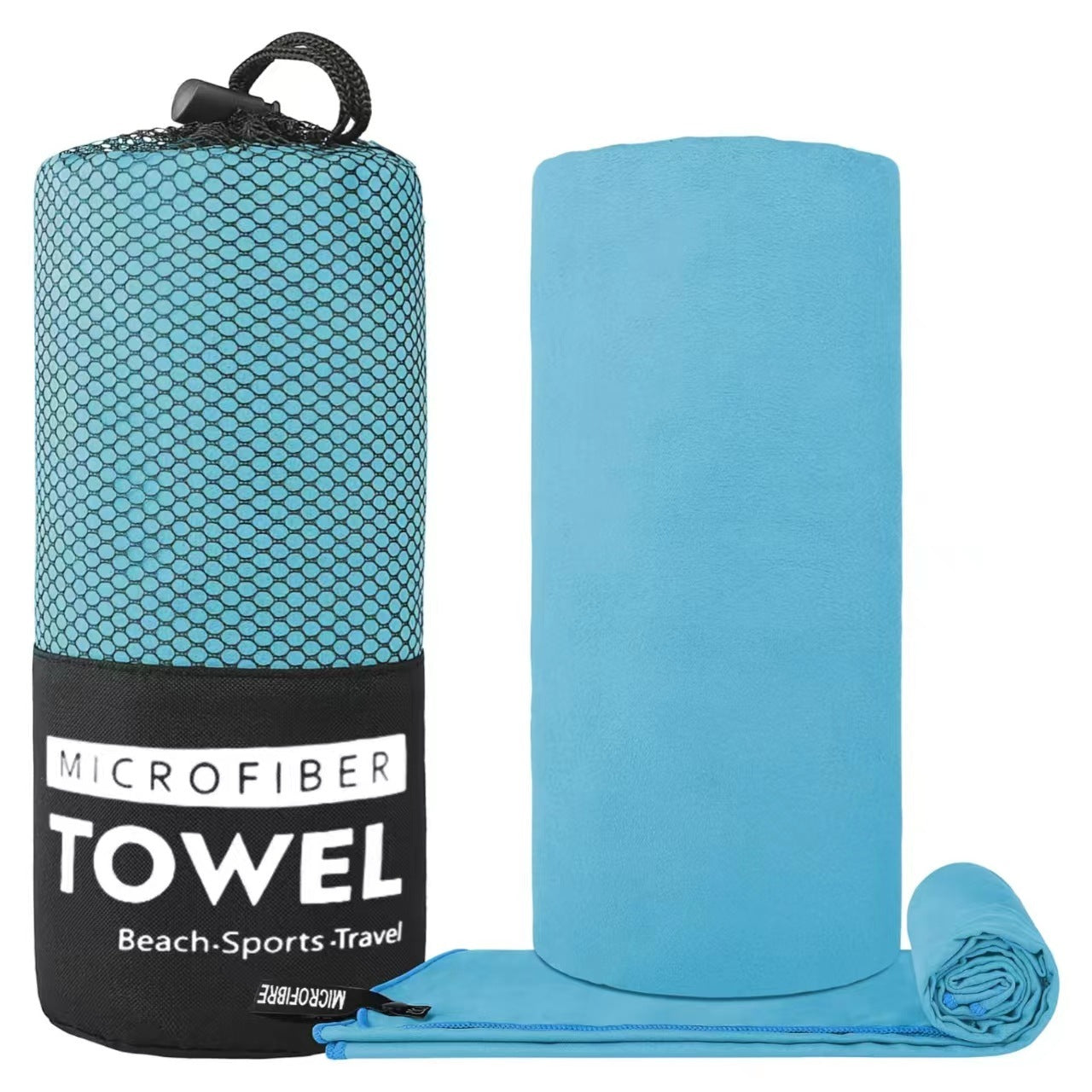 Double-sided Velvet Quick-drying Microfiber Portable Towel