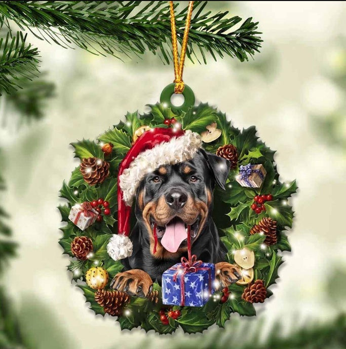 Car Pendant Sleeping Dog Angel Home Decor Acrylic Showcase Hanging Ornaments For Doors
